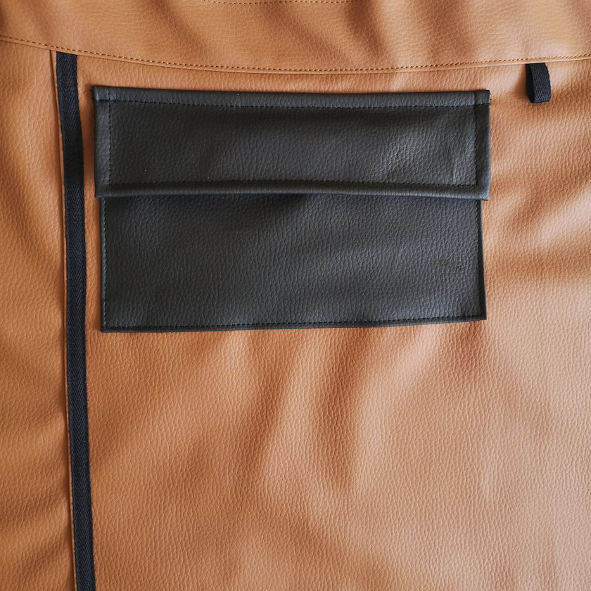 Tablier Scooter Dryfits Paris Simili Cuir Camel