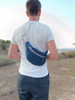 Banane Jean Recyclé On The Road Bleu Clair