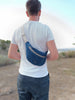 Banane Jean Recyclé On The Road Bleu Clair