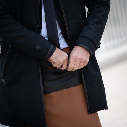 Tablier Scooter Dryfits Paris Simili Cuir Camel