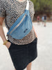 Banane Jean Recyclé On The Road Bleu Clair