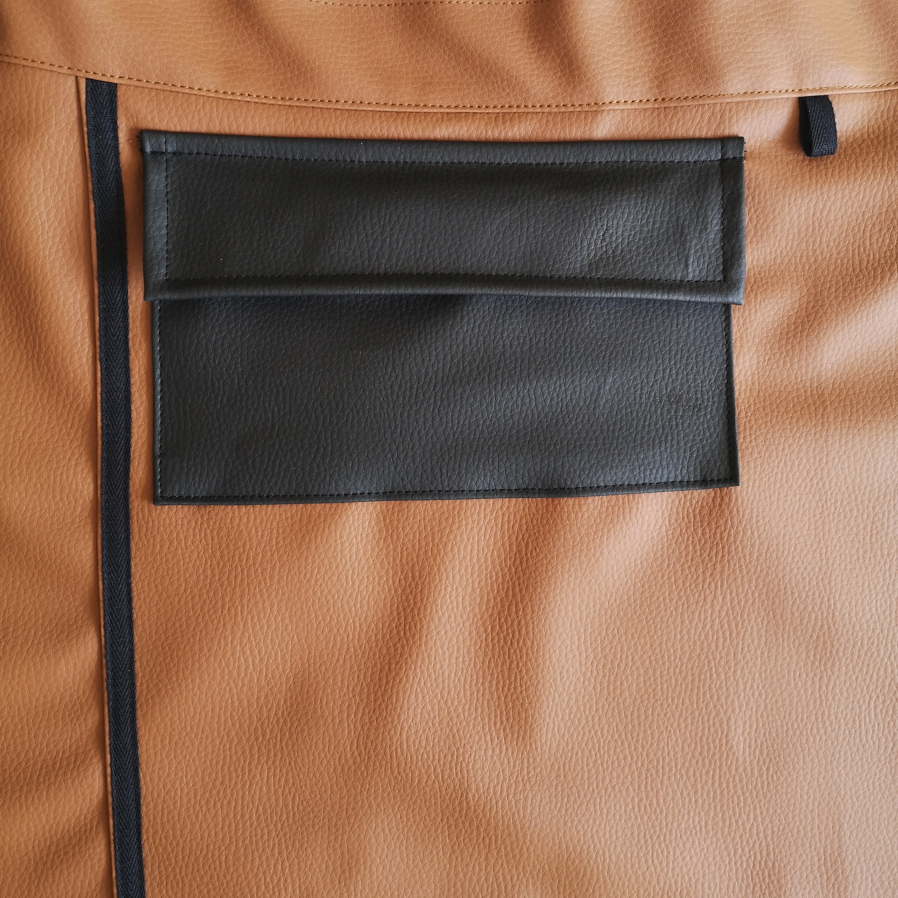 Tablier Scooter Dryfits Paris Simili Cuir Camel