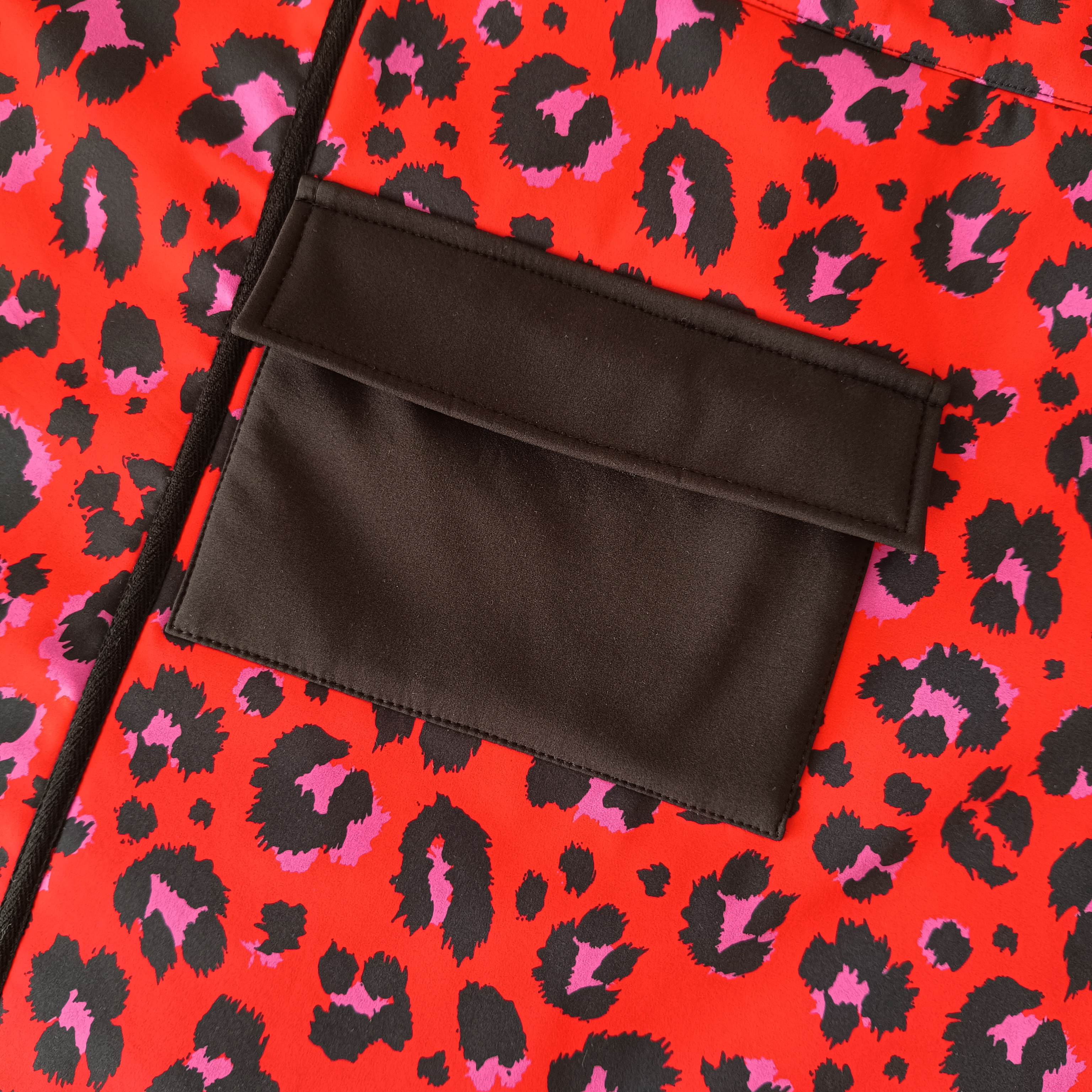 Tablier pour scooter motif leopard_poche