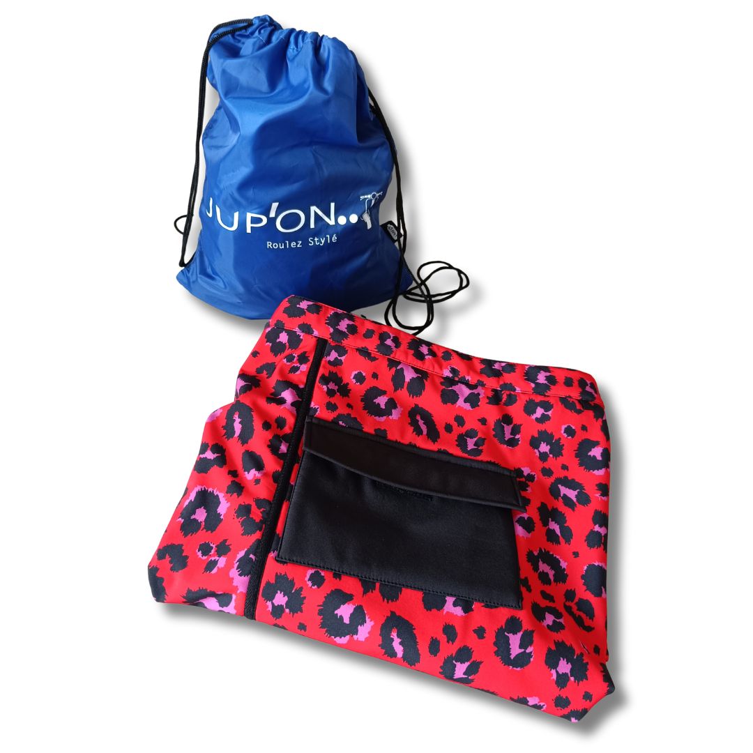 Tablier Scooter Dryfits Red Léopard