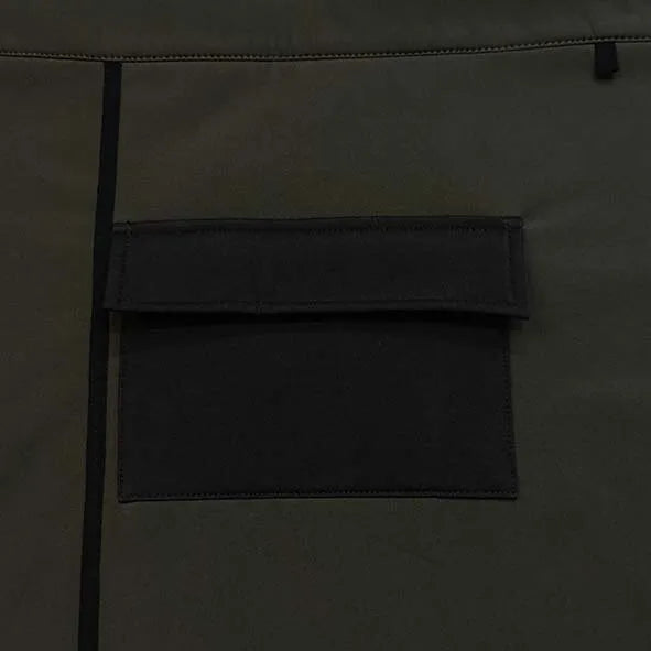 Tablier pour scooter, modèle kaki avec poche noire